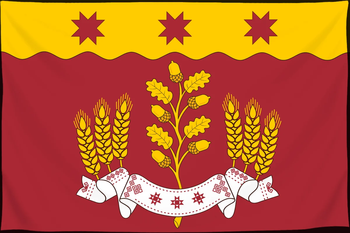 Флаг: Моргаушский муниципальный округ